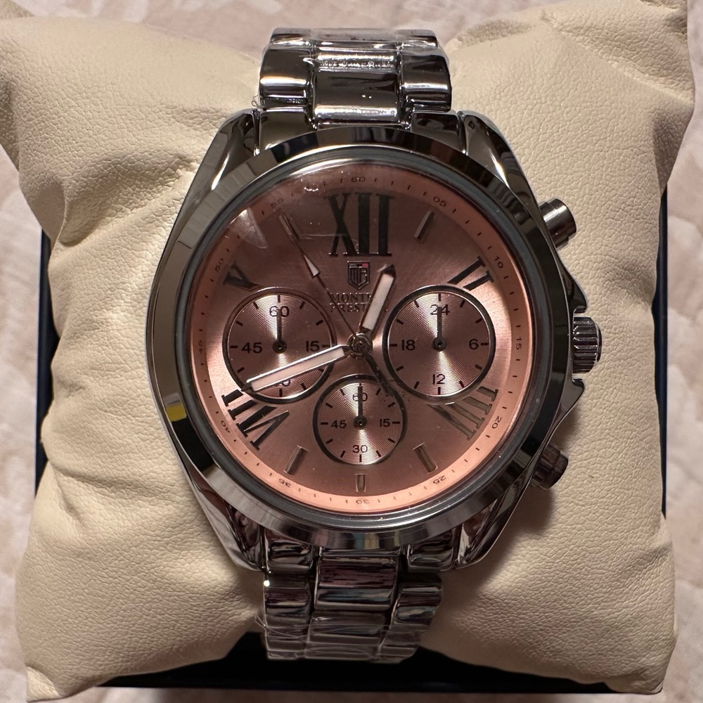 Montres Prestige Woman’s Silver Watch